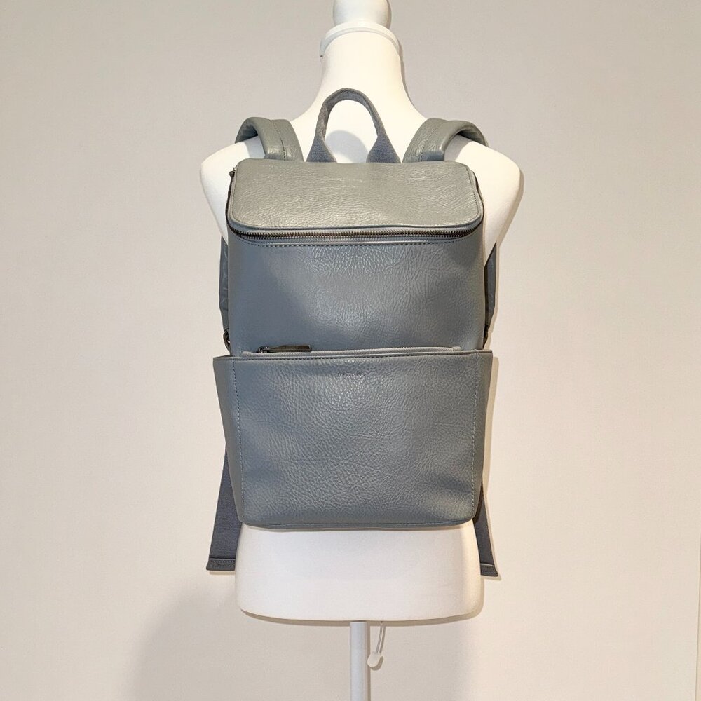 Matt & Nat Gray/Light Blue Brave Backpack